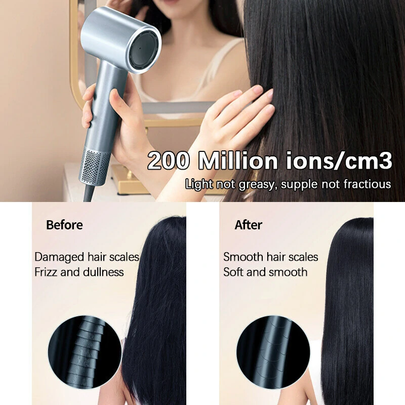 (image for) ShowSee A18 Professional Hair Dryer Negative Ions Anion Portable Hair Dryer High Speed Hairdryer 1600W Fast Drying 8 Modes From XIAOMI Ecosystem